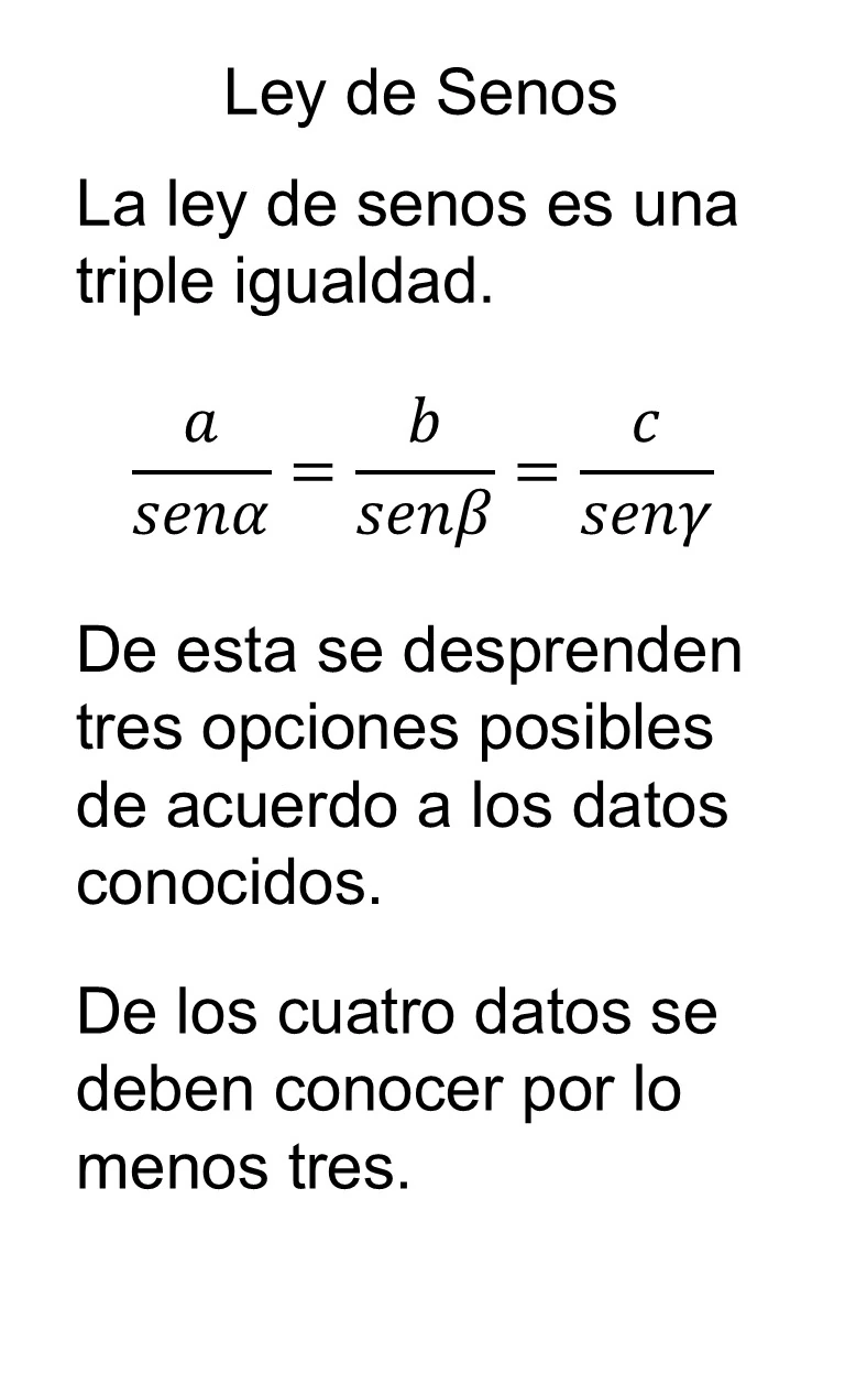 Diapositiva 1 de Ley de Senos